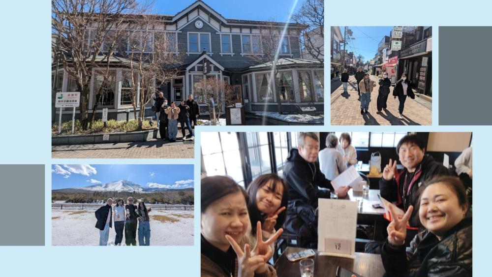 旧軽井沢と浅間山